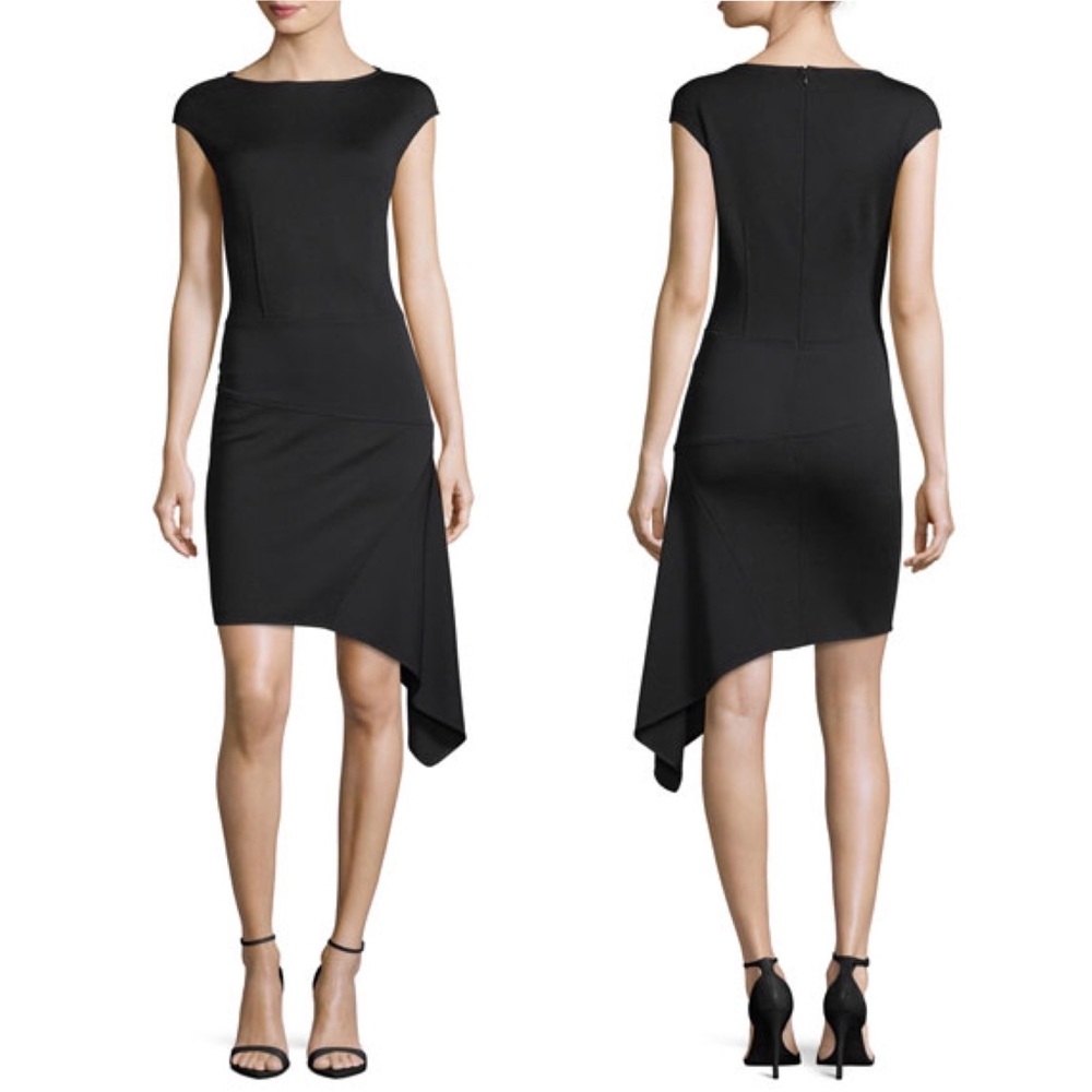 St. John Collection Milano-Knit Bateau-Neck Dress